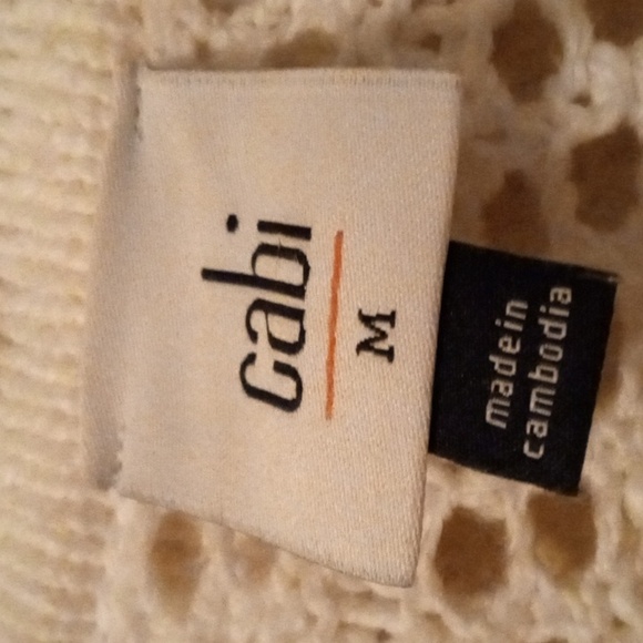 Cabi 6237 cardigan sweater/open stitch - Picture 3 of 6